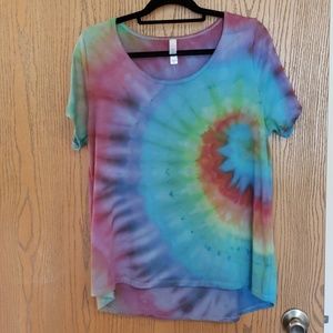 LuLaRoe Tie Dye Shirt.